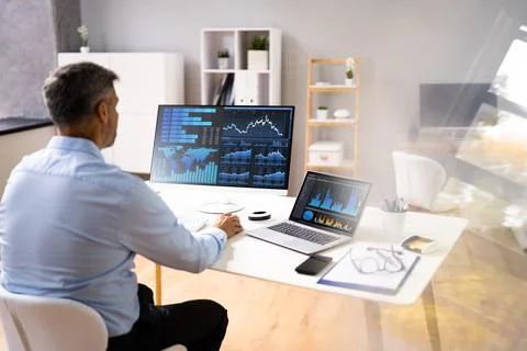 KPI Business Analytics Data Dashboard Foto stock