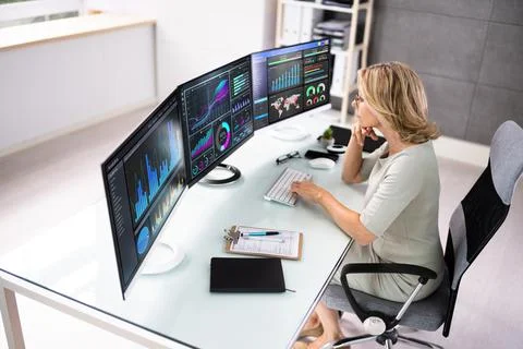 KPI Business Analytics Data Dashboard Foto stock