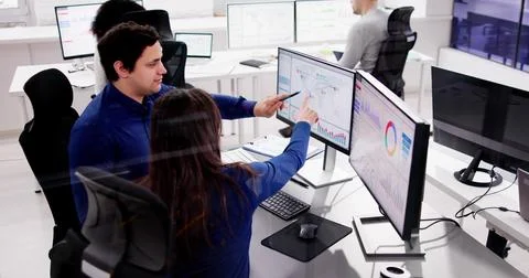 KPI Business Analytics Data Dashboard Stock Photos