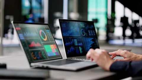 KPI Dashboard Data Analytics Video stock 265514167