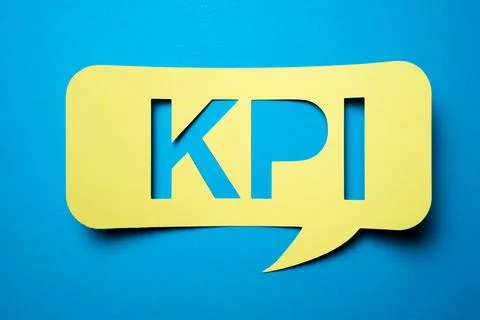 KPI Data Predictive Analytics Speech Bubble Stock Photos