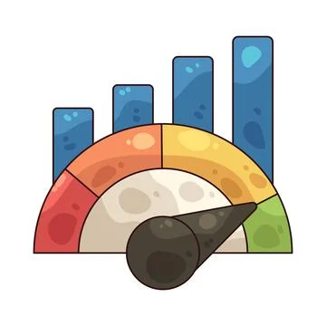 KPI illustration Stock Illustration