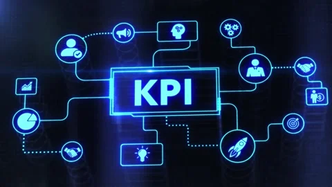 KPI Key Performance Indicator for Business Concept. Business, Technology, Int Stock Footage 197099150