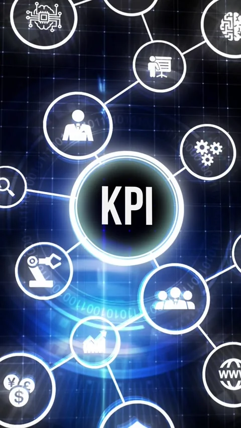 KPI Key Performance Indicator for Business Concept. Business, Technology, I.. Stock Footage 280969985