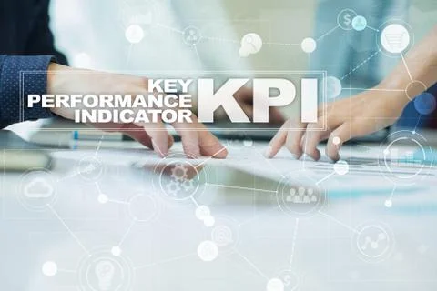 KPI. Key performance indicator. Business and technology concept. 스톡 사진