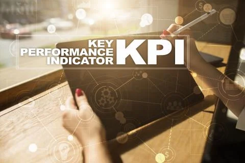 KPI. Key performance indicator. Business and technology concept. 스톡 사진