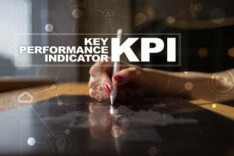 KPI. Key performance indicator. Business and technology concept. 库存照片