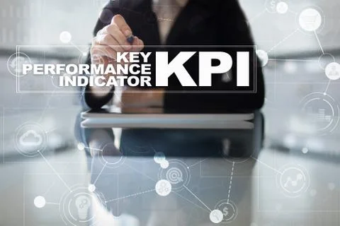KPI. Key performance indicator. Business and technology concept. Фото