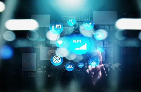 KPI - Key performance indicator. Business and industrial analysis. Internet and Stock-Fotos