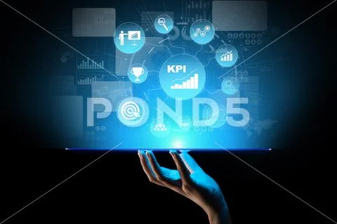 KPI - Key performance indicator. Business and industrial analysis. Internet and Stock Photos