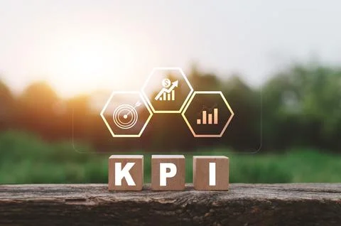 KPI Key performance indicator concept for business strategy growth or success Stock Photos