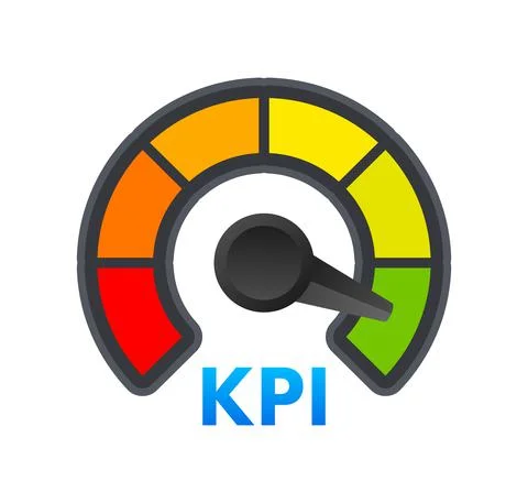 KPI Key Performance Indicator. Measurement, Optimization, Strategy. Vector 스톡 일러스트