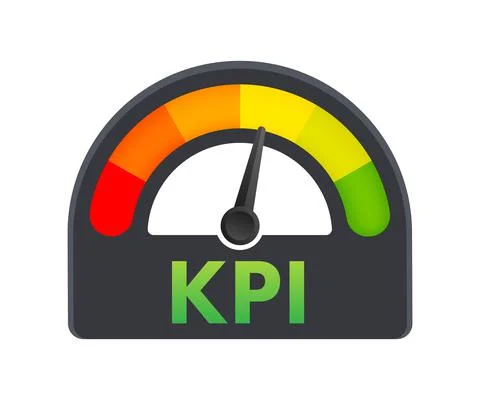 KPI Key Performance Indicator. Measurement, Optimization, Strategy. Vector 스톡 일러스트