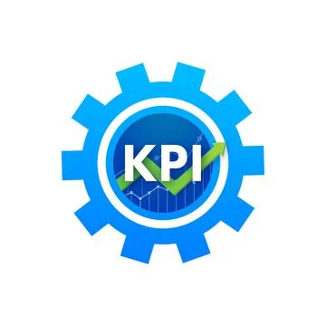 KPI Key Performance Indicator. Measurement, Optimization, Strategy. Vector 스톡 일러스트