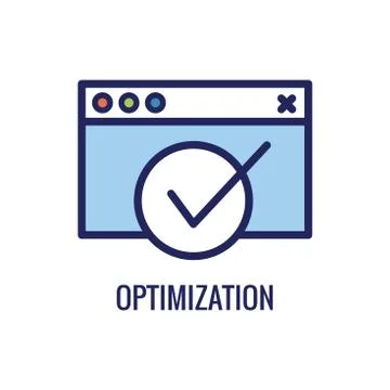 KPI - Key Performance Indicators Icon with Various Colors 스톡 일러스트