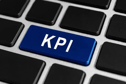 Kpi or key performance indicator button on keyboard Stock-Fotos