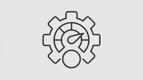 KPI outline animation Stock Footage 344175100