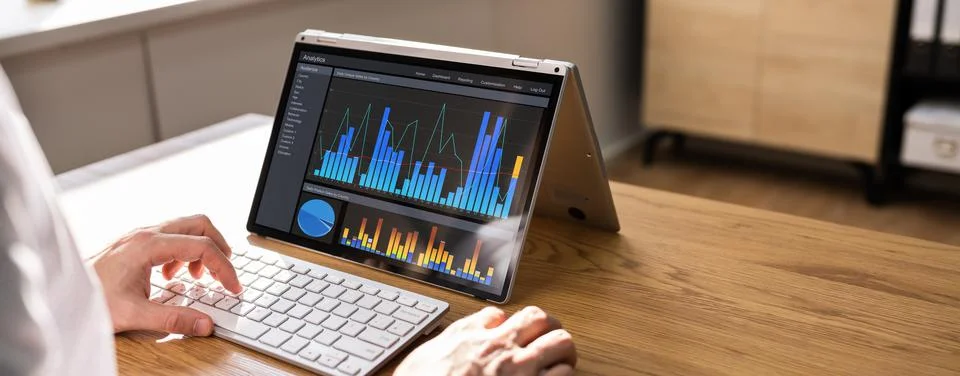 KPI Predictive Analytics Data Dashboard Stock Photos