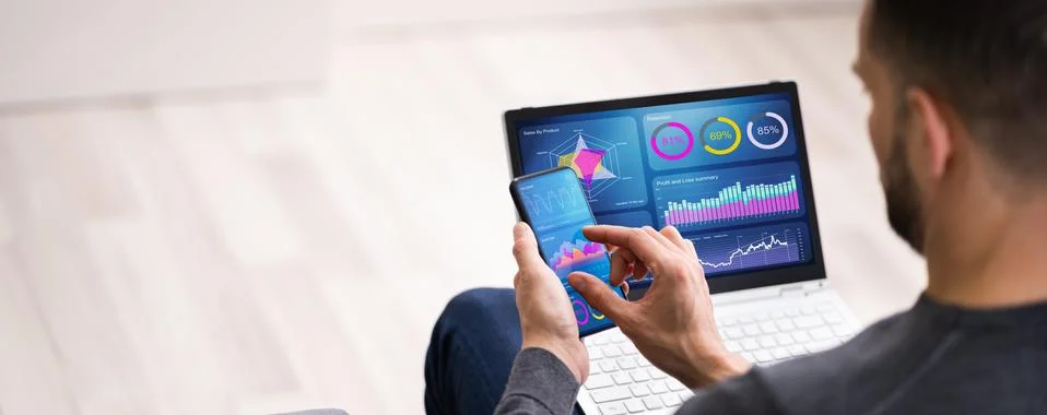 KPI Predictive Business Analytics Stock Photos