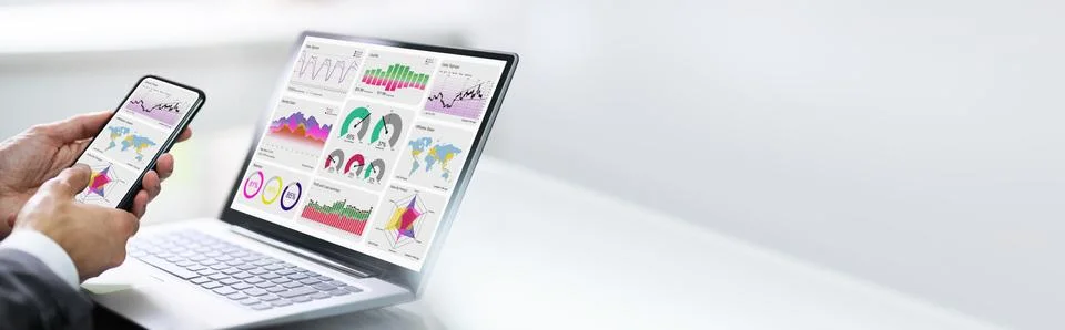 KPI Predictive Business Analytics Stock Photos