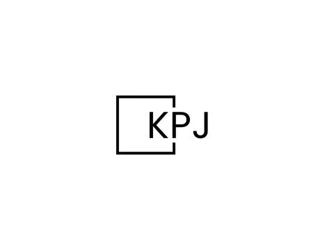 KPJ letter initial logo design vector illustration Stock Illustration