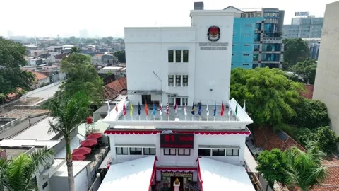 KPUD JAKARTA BUILDING Stock Footage 283148461