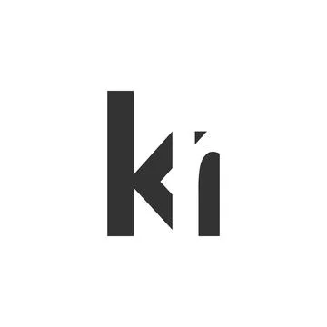 KR creative geometric initial based modern and minimal logo. Letter k r tre.. 스톡 일러스트
