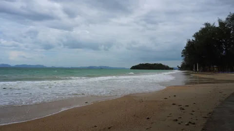 Krabi beach in Thailand Stock Footage 243544826