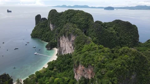 Krabi Island by Drone Stock Footage 239113069