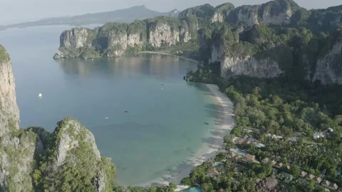 Krabi Railey Beach Rayavadee Hotel Thailand Stock Footage 236945962
