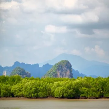 Krabi rocks Stock Photos