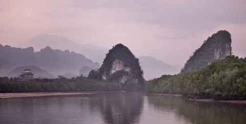Krabi rocks Stock Photos