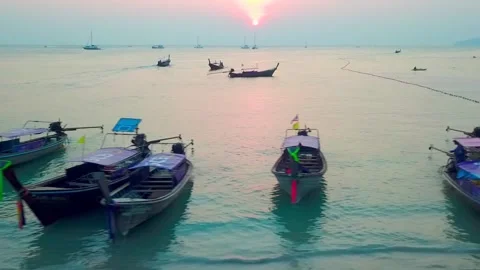 Krabi sunset Video stock 130909181
