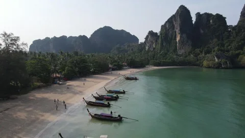 Krabi's Railay Beache Stock Footage 265052323