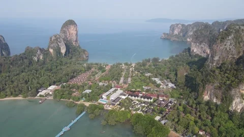 Krabi's Railay Beaches Stock Footage 265052377