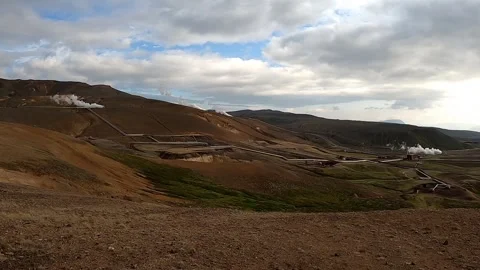 Krafla geothermal station Stock-Footage 333294912