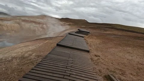 Krafla, Iceland Stockbeeldmateriaal 217381180