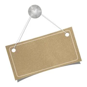 Kraft label Stock Illustration