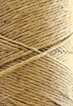 Kraft thread close-up Stock Illustration