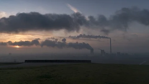 Kraftwerk Sunrise Stock Footage