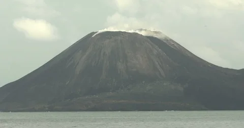 KRAKATOA WIDE Stock Footage 102244772