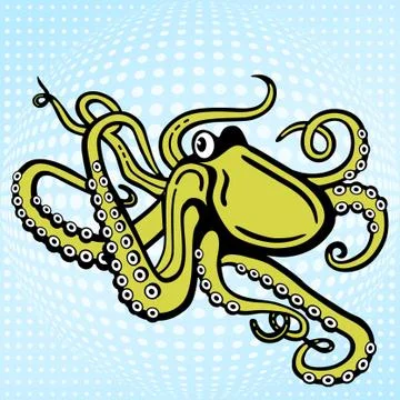 Krake Stock Illustration