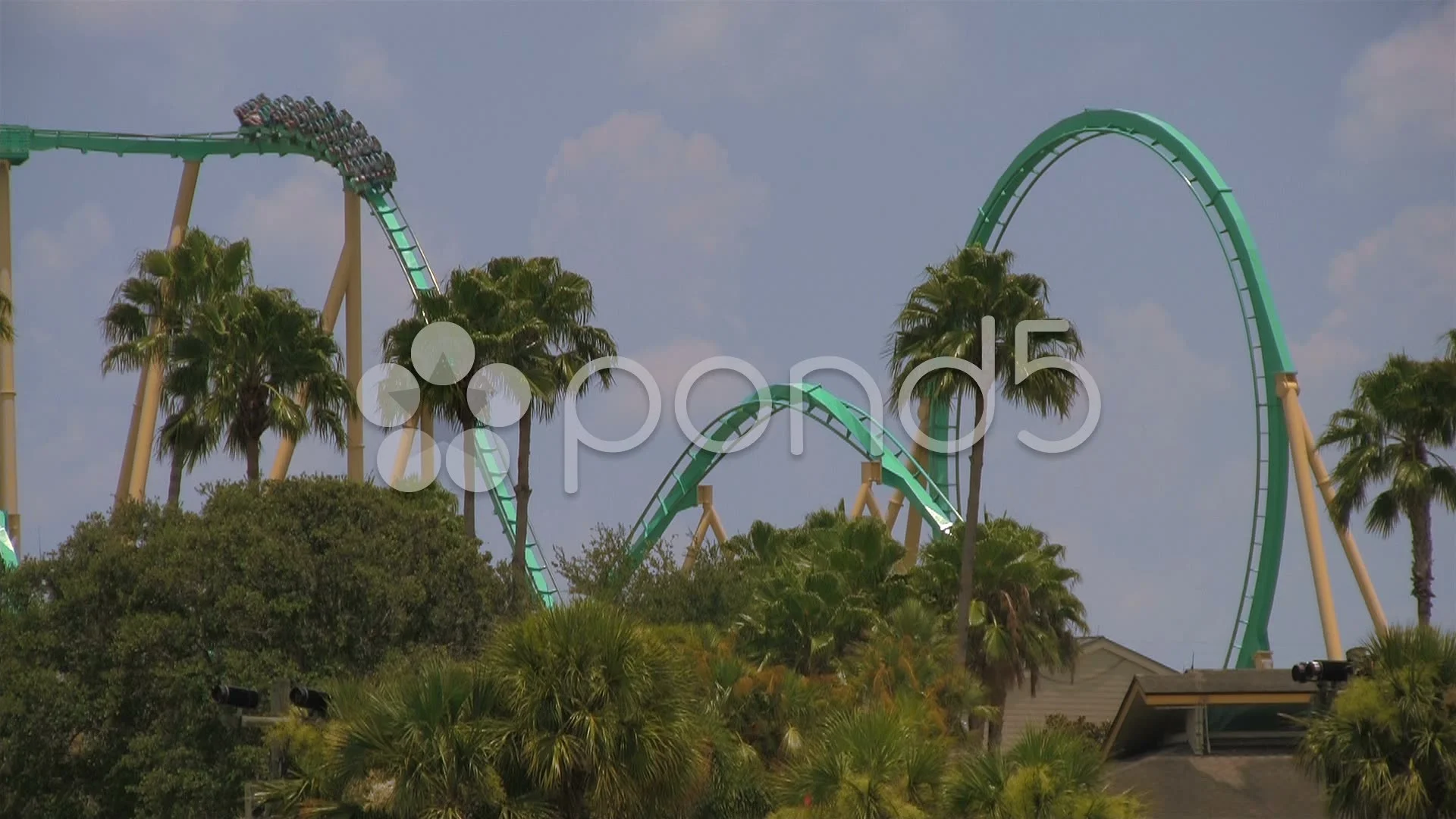 Kraken Floorless Rollercoaster at Seaworld Orlando