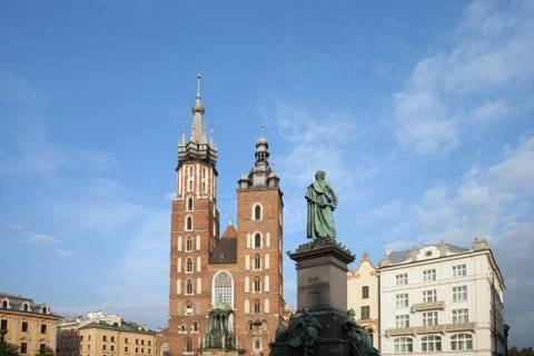 Krakow Old Town Skyline Photos