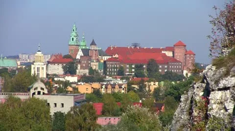 Krakow, panorama Stock Footage 10606382