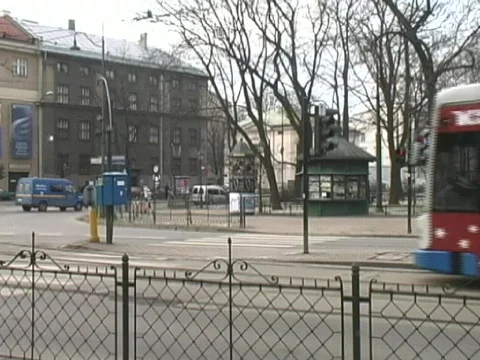 Krakow Train / Tram 2 Stock Footage 566644