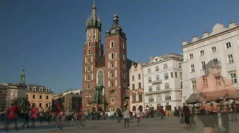 Krakow view 5 Video stock 462068