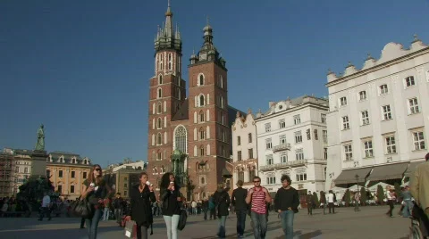 Krakow view 6 Stock Footage 462067
