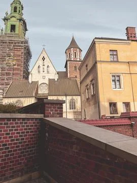Krakow's history dates back to the 7th century Stock Photos