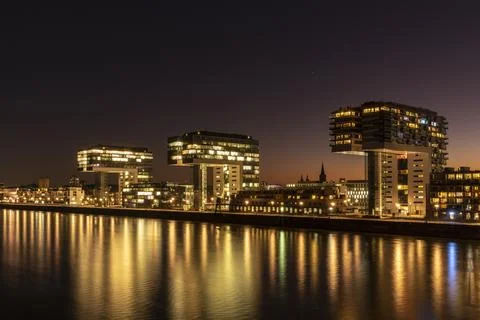 Kranhäuser Köln Stock Photos